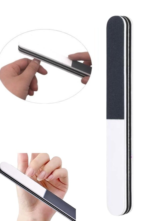 أداة تشكيل وتلميع الأظافر - لوح صنفرة مزدوج الجوانب لأظافر ناعمة وصحية - Image 1